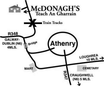 An Teach Gharrain Country B&B, 
Ballygarraun South, 
Athenry, 
Galway,
Irland