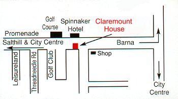 Claremount House B&B, 
Salthill, 
Co. Galway,
Irlanda.